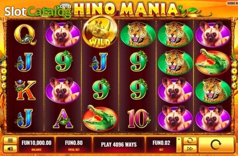 Скрин2. Rhino Mania слот