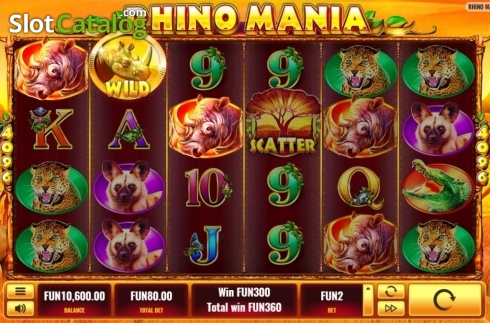 Скрин3. Rhino Mania слот