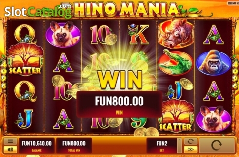 Скрин6. Rhino Mania слот