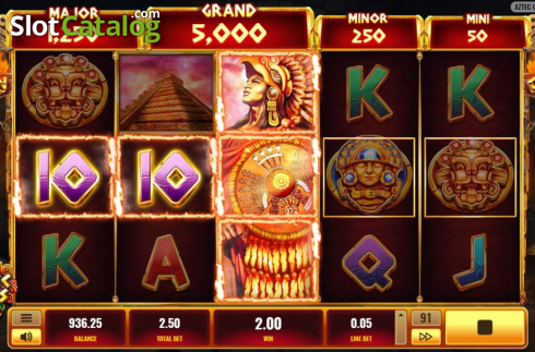 Скрин6. Aztec Coins слот