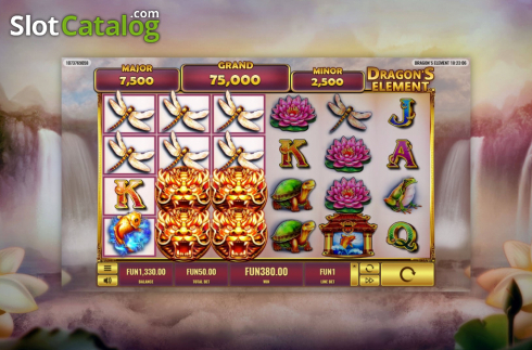 Скрин3. Dragon's Element слот