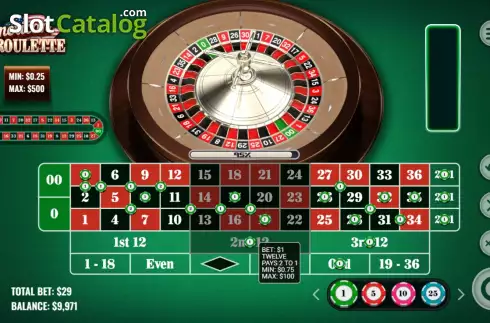 Скрин2. American Roulette (Platipus) слот