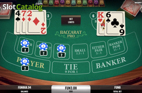 Скрин3. Baccarat Pro слот