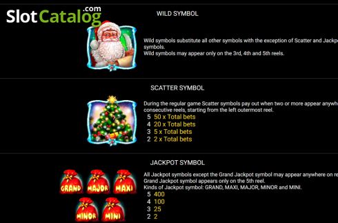 Скрин6. Santa's Bag слот