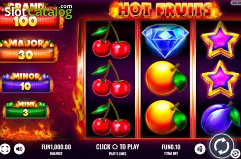 Скрин2. Hot Fruits (Platipus) слот