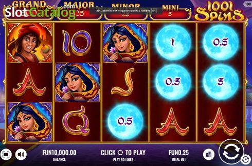Скрин2. 1001 Spins слот