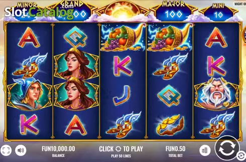 Скрин2. Might of Zeus (Platipus) слот