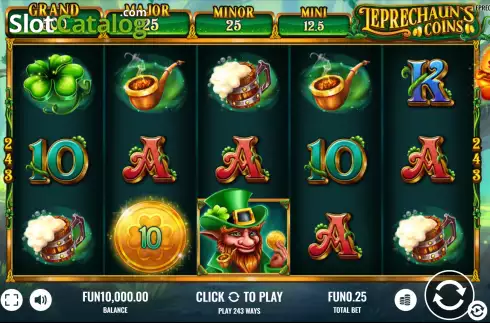 Скрин2. Leprechaun's Coins слот