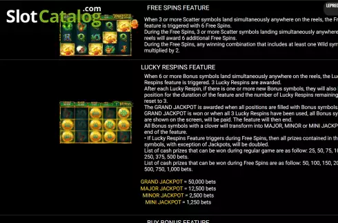 Скрин6. Leprechaun's Coins слот