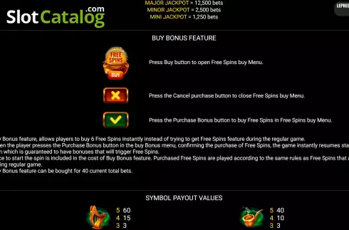 Скрин7. Leprechaun's Coins слот