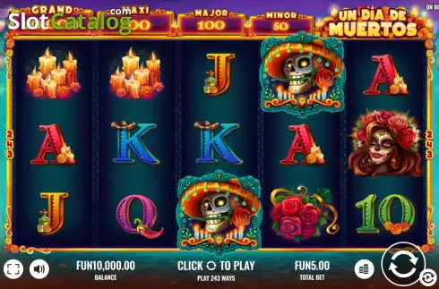 Скрин2. Un Dia De Muertos слот