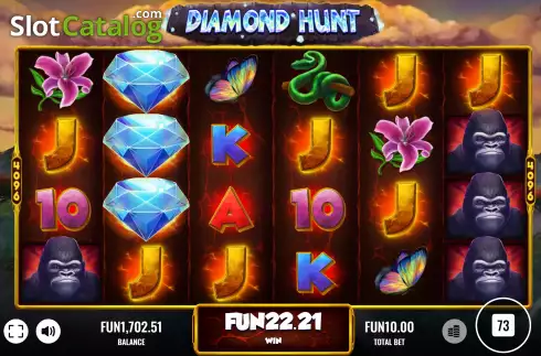 Скрин3. Diamond Hunt слот