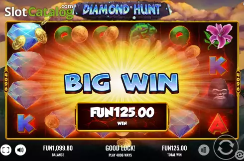 Скрин4. Diamond Hunt слот