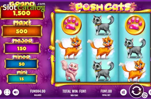 Скрин3. Posh Cats слот