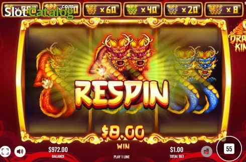 Скрин5. 9 Dragon Kings слот