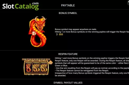 Скрин7. 9 Dragon Kings слот