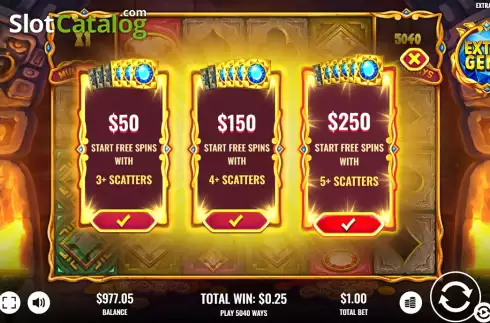 Скрин5. Extra Gems слот