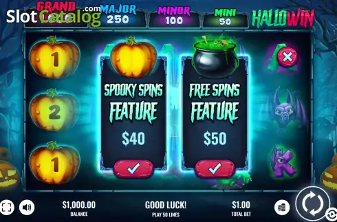 Скрин5. Hallowin (Platipus) слот