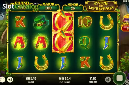 Скрин4. Catch The Leprechaun слот