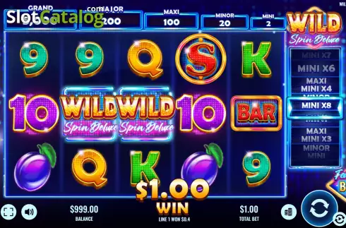 Скрин3. Wild Spin Deluxe слот