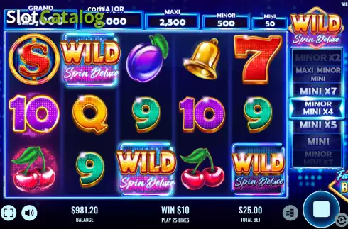 Скрин4. Wild Spin Deluxe слот