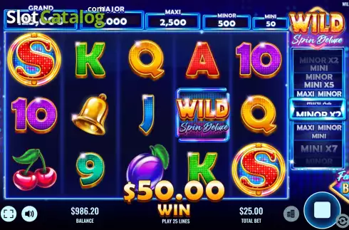 Скрин5. Wild Spin Deluxe слот