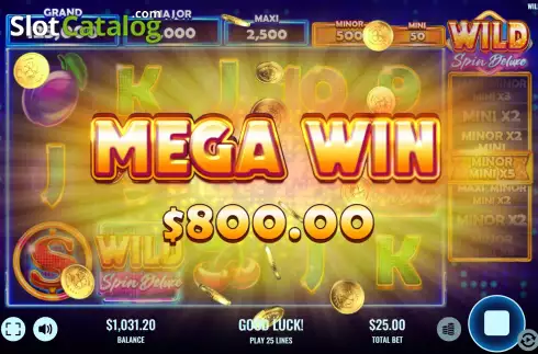 Скрин8. Wild Spin Deluxe слот
