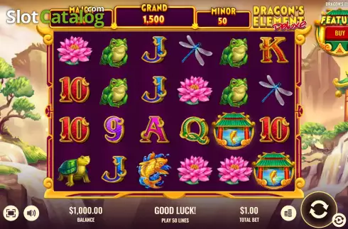 Скрин2. Dragon's Element Deluxe слот