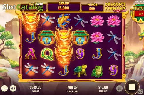 Скрин4. Dragon's Element Deluxe слот