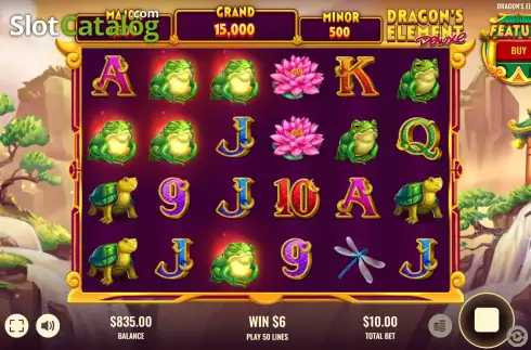 Скрин5. Dragon's Element Deluxe слот