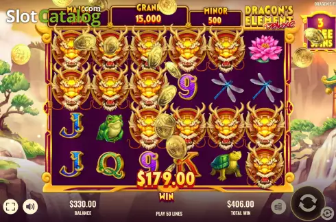 Скрин9. Dragon's Element Deluxe слот