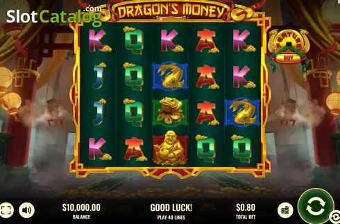 Скрин2. Dragon's Money слот