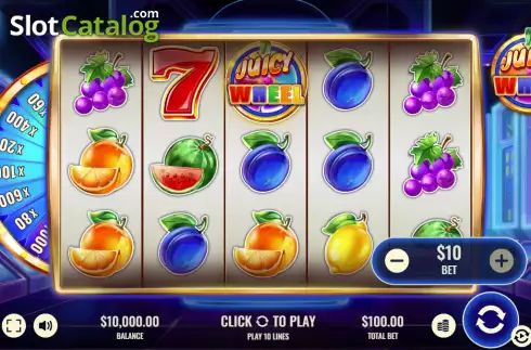 Скрин2. Juicy Wheel (Platipus) слот