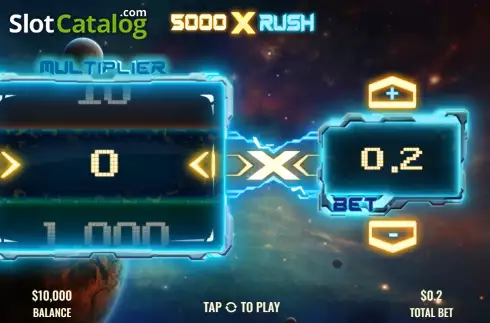 Скрин2. 5000x Rush слот