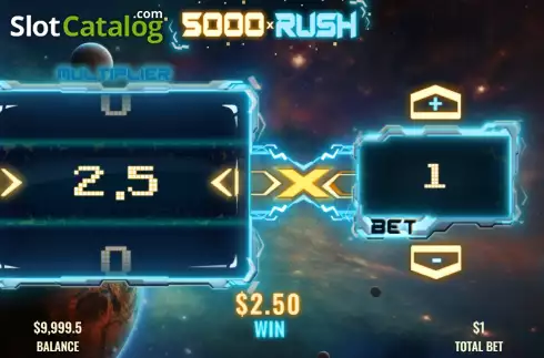 Скрин3. 5000x Rush слот