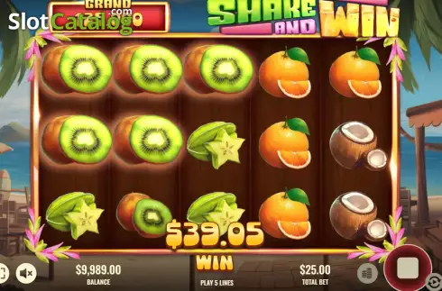 Скрин3. Shake and Win слот