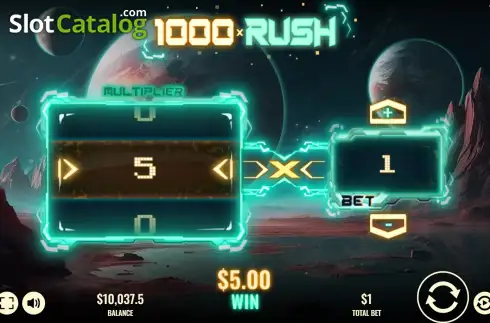 Скрин6. 1000x Rush слот
