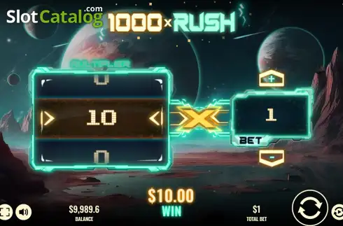 Скрин7. 1000x Rush слот