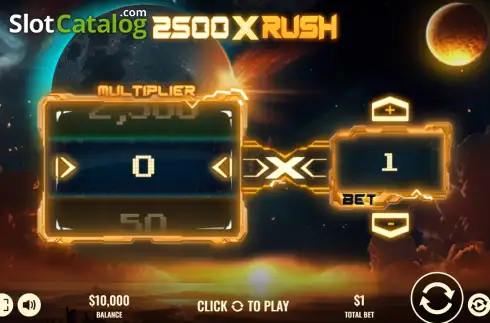 Скрин2. x2500 Rush слот