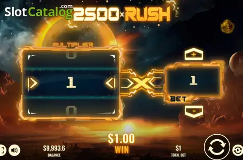 Скрин3. x2500 Rush слот
