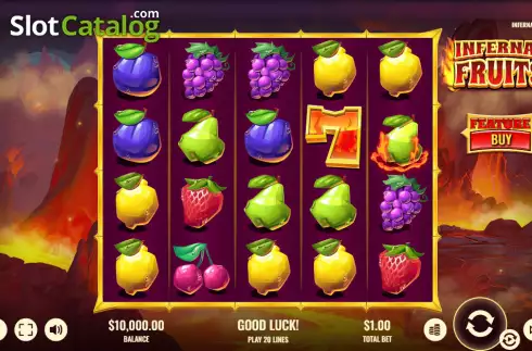 Скрин2. Infernal Fruits слот