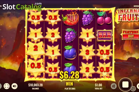 Скрин3. Infernal Fruits слот