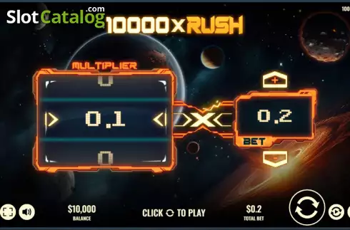 Скрин2. 10000 x Rush слот