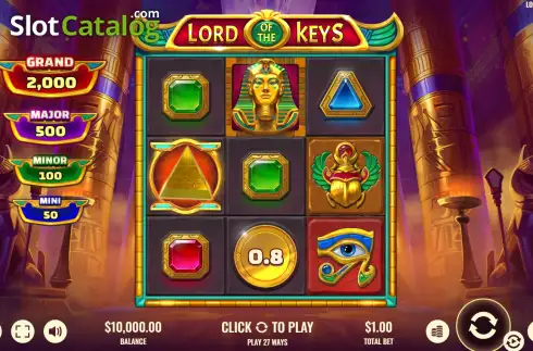 Скрин2. Lord of the Keys слот