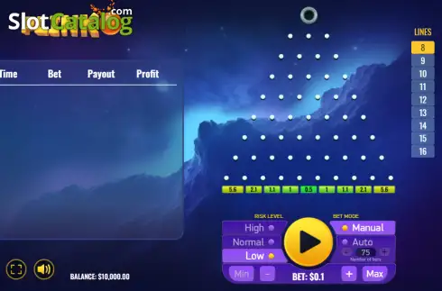 Скрин2. Plinko (Platipus) слот