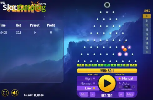 Скрин3. Plinko (Platipus) слот