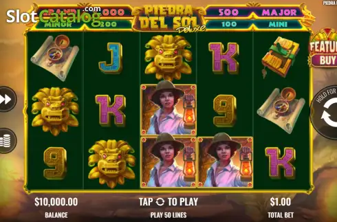 Скрин2. Piedra Del Sol Deluxe слот