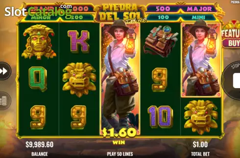 Скрин3. Piedra Del Sol Deluxe слот