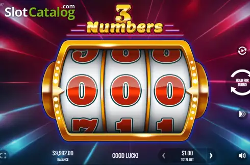 Скрин2. 3 Numbers слот
