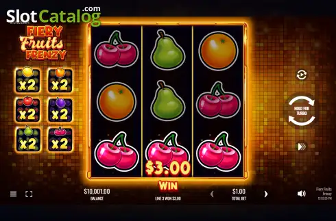 Скрин3. Fiery Fruits Frenzy слот
